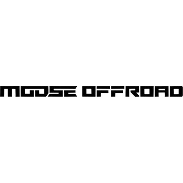 Moose Offroad Decal - Moose Corporate Horizontal - Black - 10 Pack 4320-2632 | Stickers Decals