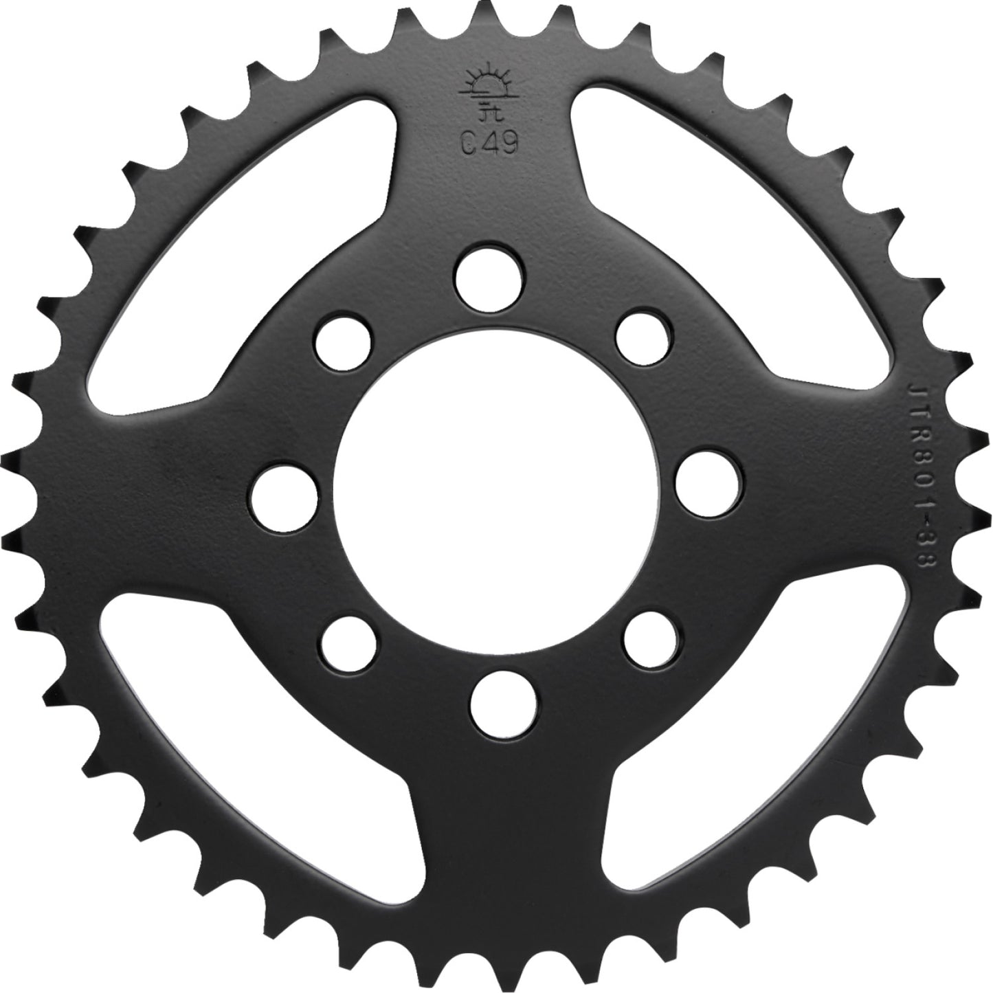 JT SPROCKETS Rear Sprocket - 38 Tooth - Kawasaki JTR801.38 by JT Rear Sprockets Steel Type