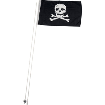 ATLANTIS Flag Pole and Mount - With 12' X 19" Flag - Pirate - 5 Pack A90085