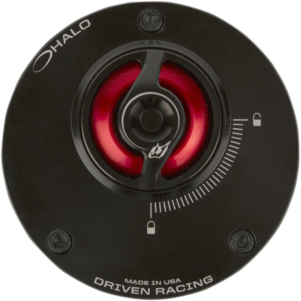 DRIVEN RACING Fuel Cap - Halo - Red DHFC-RD