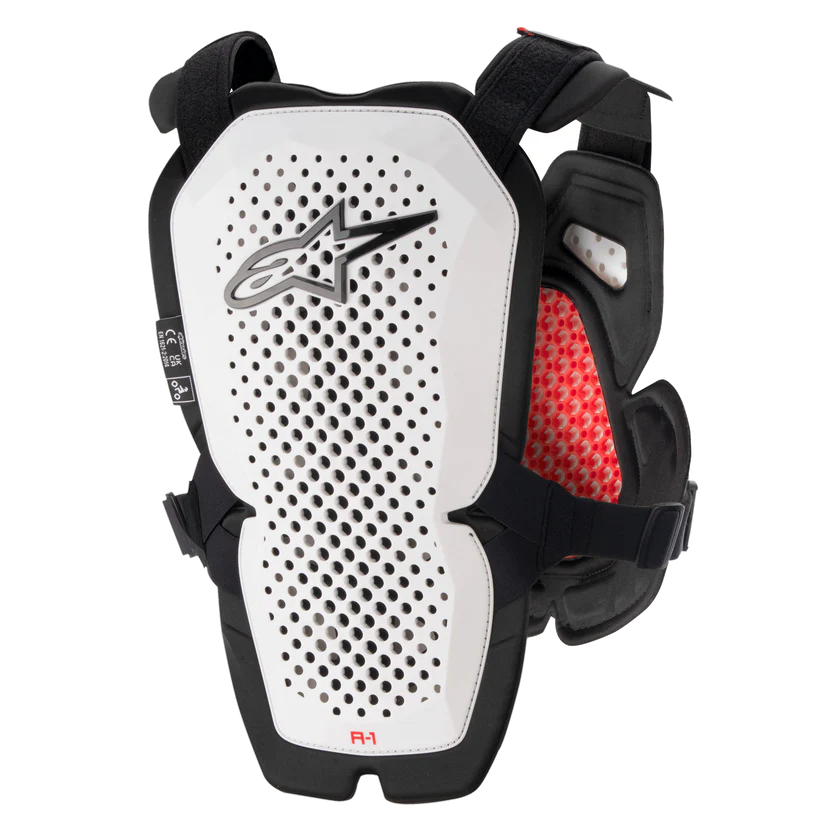 Alpinestars A-1 Chest Protector White / Black / Red Medium / Large