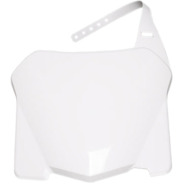 Acerbis Front Number Plate - White 2113620002