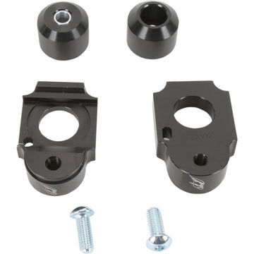 DRIVEN RACING Axle Block Sliders - Suzuki - Black DRAX-102-BK