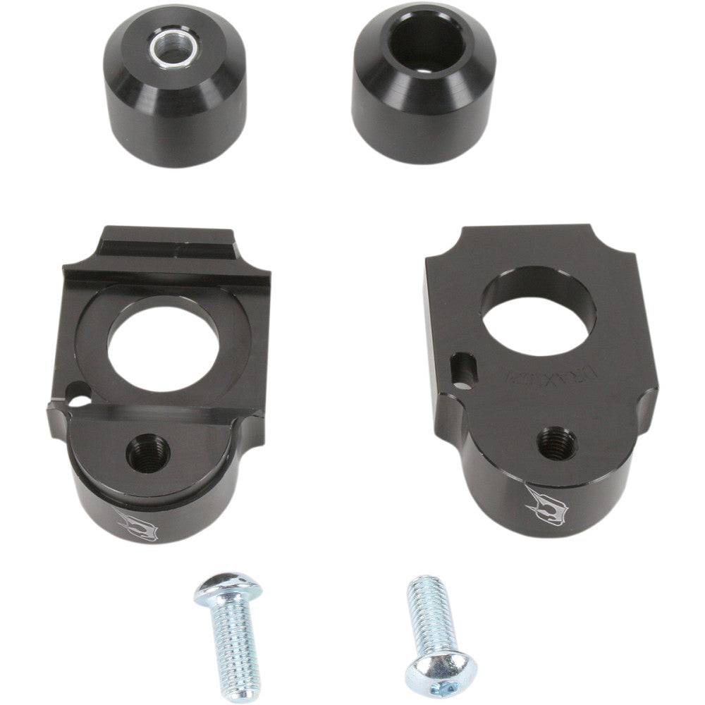 DRIVEN RACING Axle Block Sliders - Suzuki - Black DRAX-102-BK