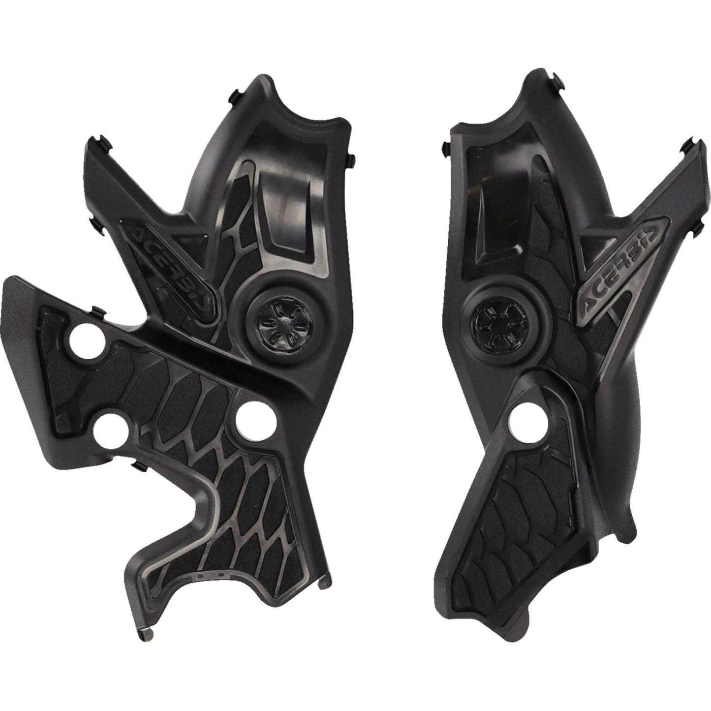 Acerbis X-Grip Frame Guards - Black - Tenere 700 2911460001