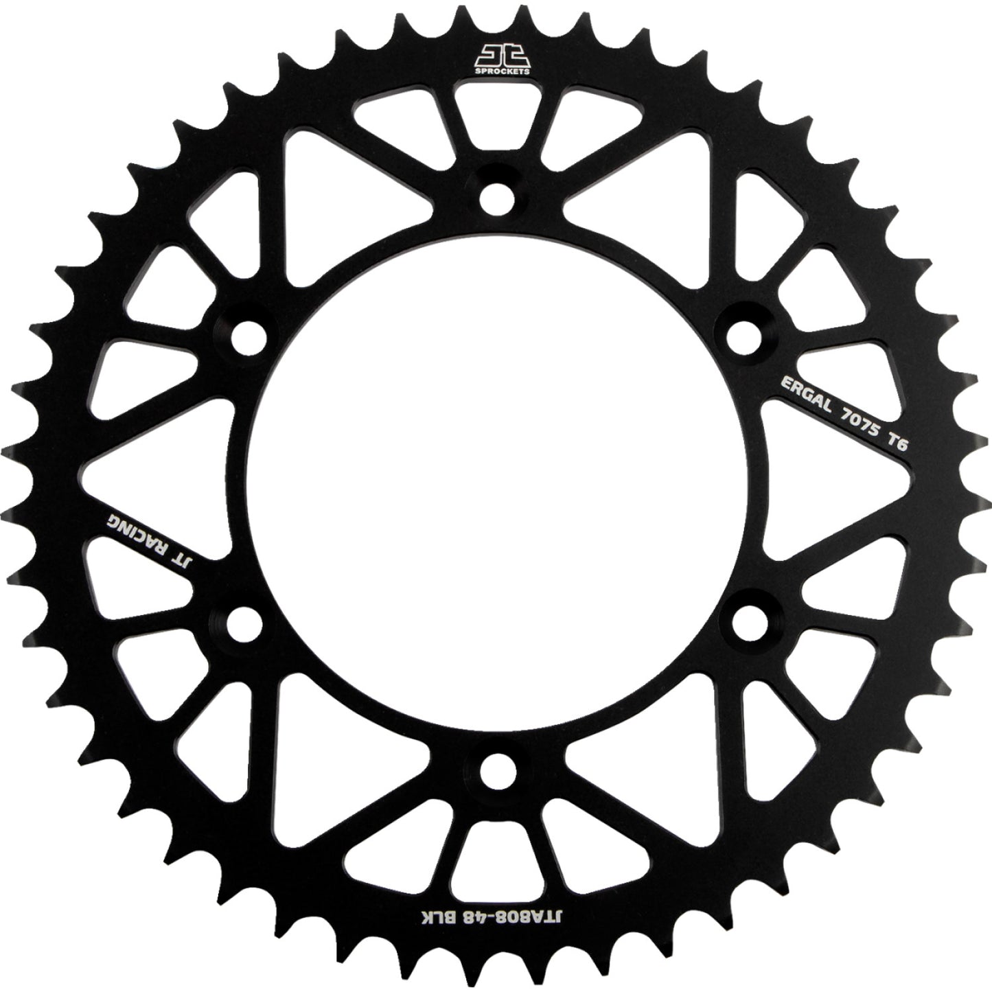 JT SPROCKETS Rear Sprocket - Suzuki - Black - 48 Tooth JTA808.48BLK by JT Rear Sprockets Aluminum/Alloy