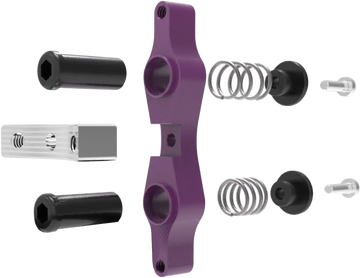 Tamer Double Button X Wing Purple