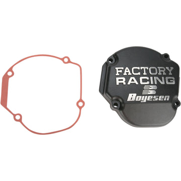 BOYESEN Ignition Cover - Black - Honda CR250R SC-02AB