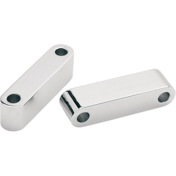 ACCUTRONIX Economy Fender Spacer - 2-3/4" Bolt Spacing - Chrome TFS41-1XC