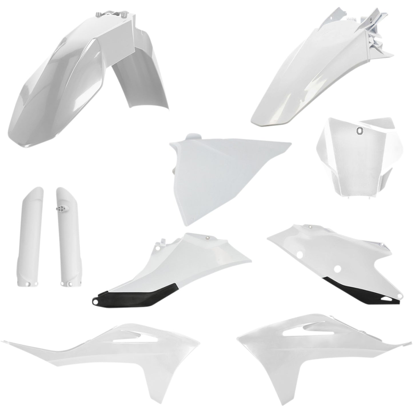 Acerbis Full Replacement Body Kit - White/Black 2872791035