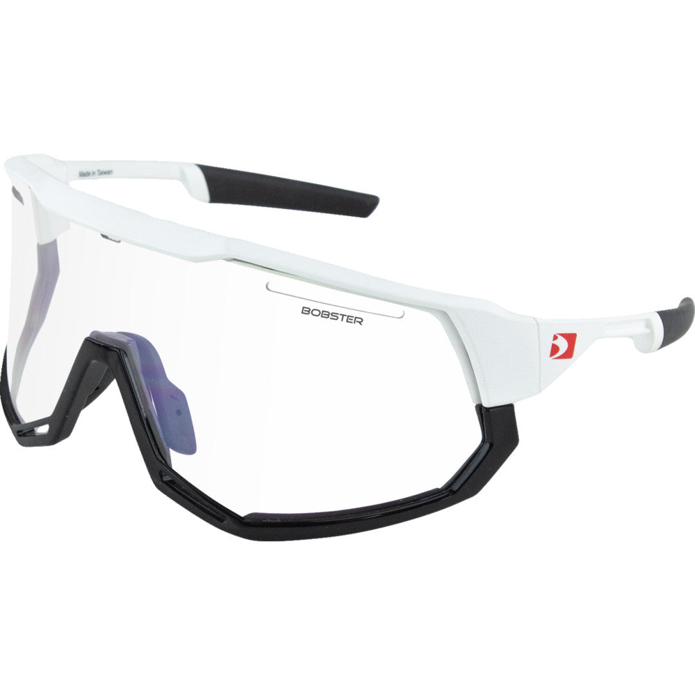 BOBSTER Freewheel Sunglasses - Matte White/Gloss Black - Interchangeable Lenses BFRE01