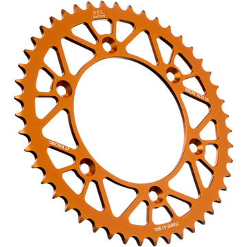 JT SPROCKETS Rear Sprocket - Orange - 47-Tooth JTA897.47ORG by JT Rear Sprockets Aluminum/Alloy