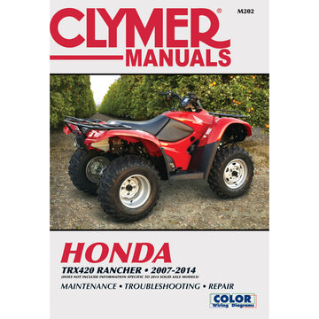 CLYMER Manual - Honda - TRX420 '07-'14 CM202