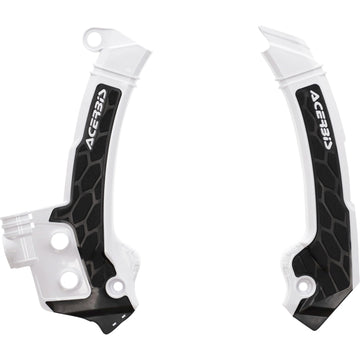 Acerbis X-Grip Frame Guards - White/Black - Husqvarna 2979601035