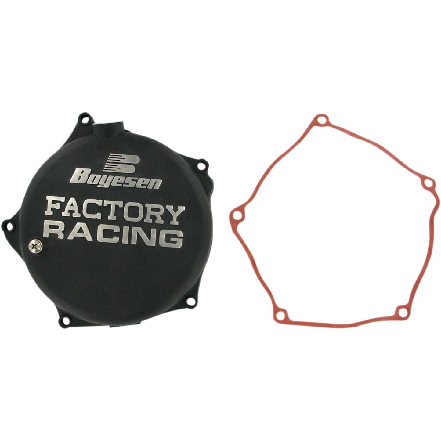 BOYESEN Clutch Cover - Black - Kawasaki/Suzuki CC-17B