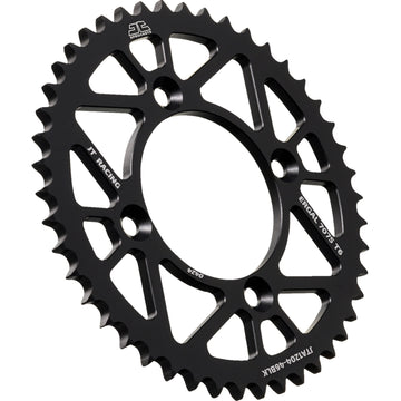 JT SPROCKETS Rear Sprocket - Aluminum - 46 Tooth - Black - CRF 125F JTA1204.46BLK by JT Rear Sprockets Aluminum/Alloy