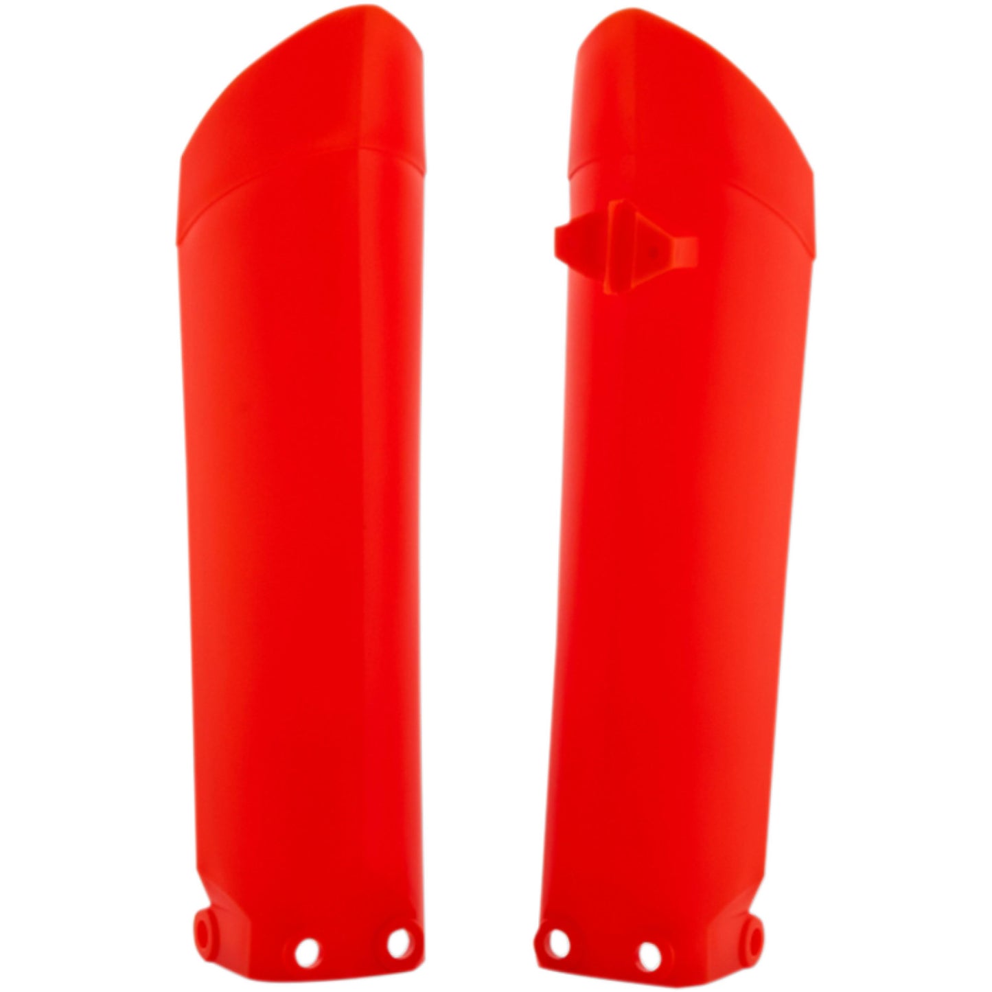 Acerbis Lower Fork Covers for Inverted Forks - Fluorescent Orange 2319634617