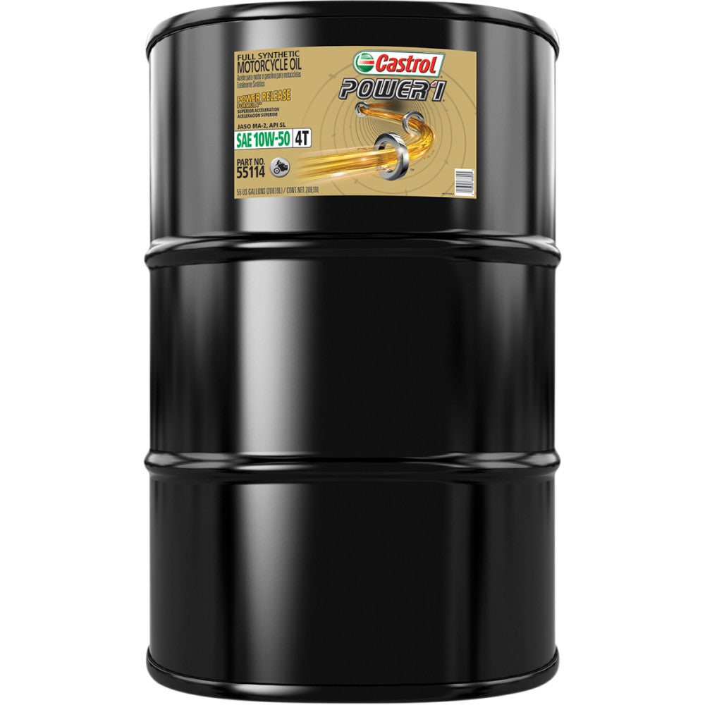 CASTROL Power 1? Synthetic Engine Oil - 10W-50 - 55 US gal. - Drum 159DC4