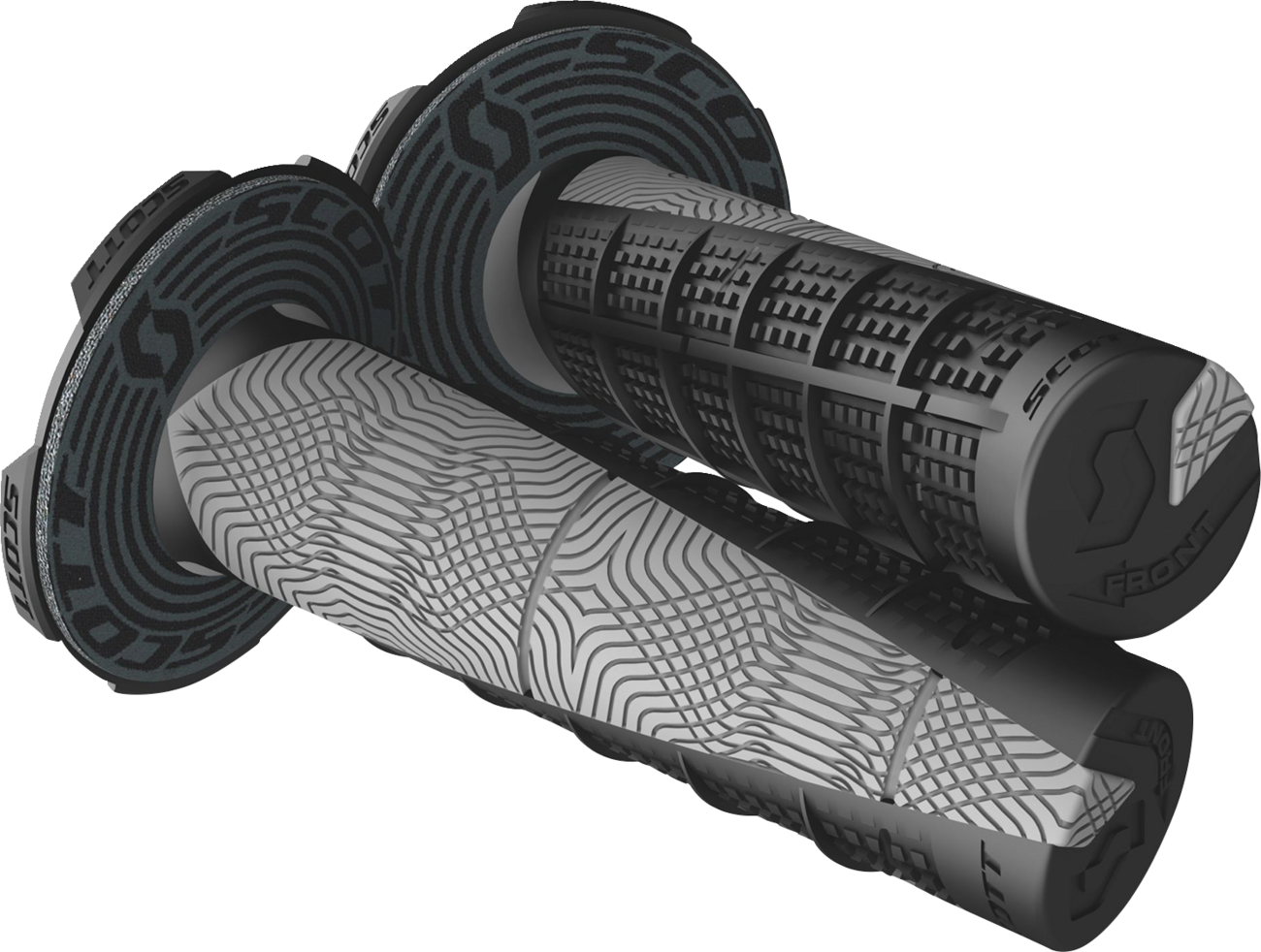 Scott Deuce Grips with Donut - Black/Gray 219627-1001