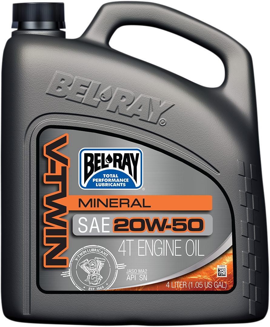 Bel-Ray V Twin Oil - 20W50 - 4L 96905-BT4