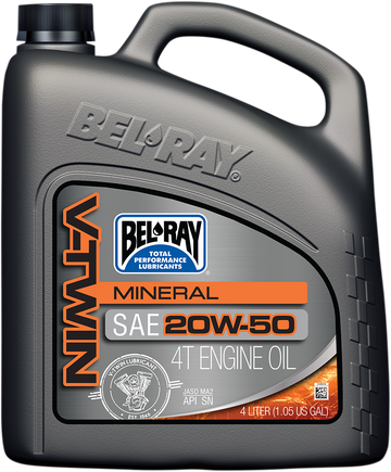 Bel-Ray V Twin Oil - 20W50 - 4L 96905-BT4
