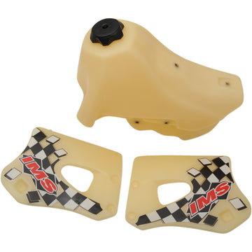 IMS PRODUCTS INC. Large-Capacity Gas Tank - Natural - Kawasaki - 3.4 Gallon 113128-N2