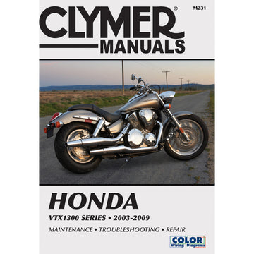 CLYMER Manual - Honda - VTX1300 '03-'09 CM231