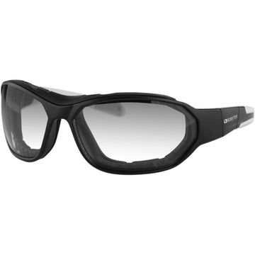 BOBSTER Force Convertible Sunglasses - Matte Black - Clear Photochromic Lens BFOR001T