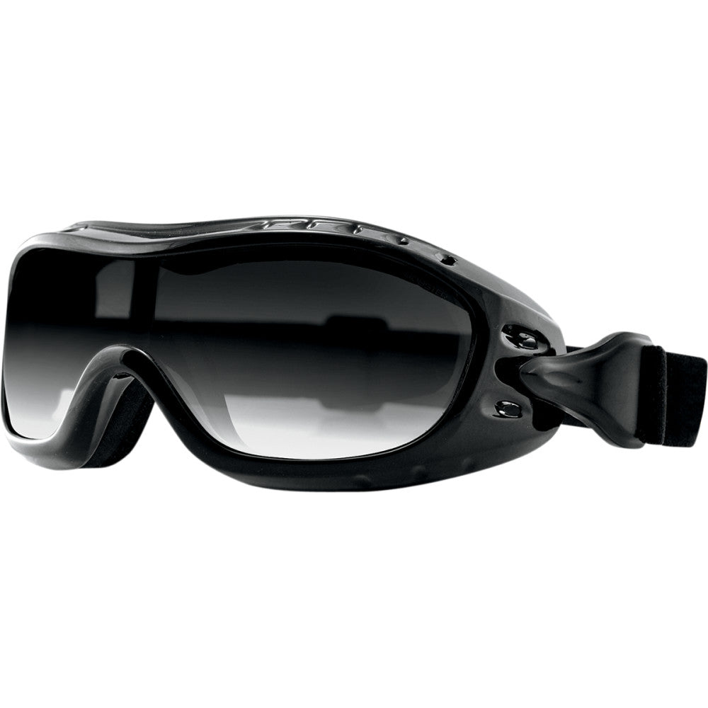 BOBSTER Night Hawk II Goggle - Gloss Black - Smoke Photochromic Lens BHAWK02