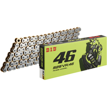 DID 525 VR Chain - 120 Link M525VR46SG120 | Drive Chain X'ring Types