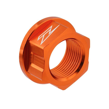 Axle Nut M22x30 P1.5 H17 Orange