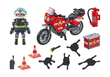 Playmobil: Fire Motorcycle