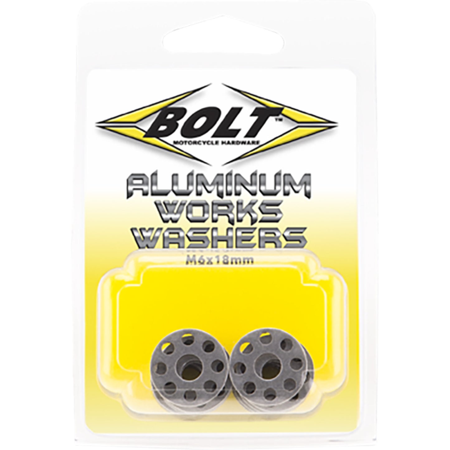 BOLT Works Washers - M6 x 18 - 10 Pack 2009-AWW.18
