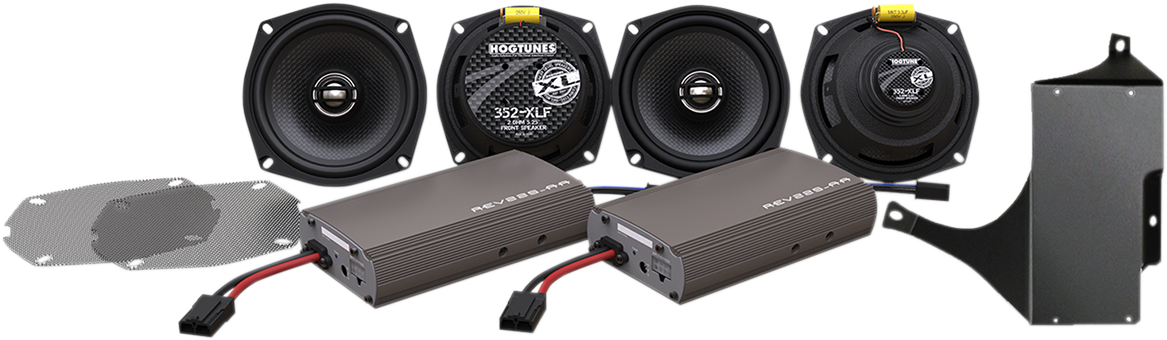 Hogtunes Dual Amp/Speaker Kit - XL Series - FLH ULTRA KIT-XL