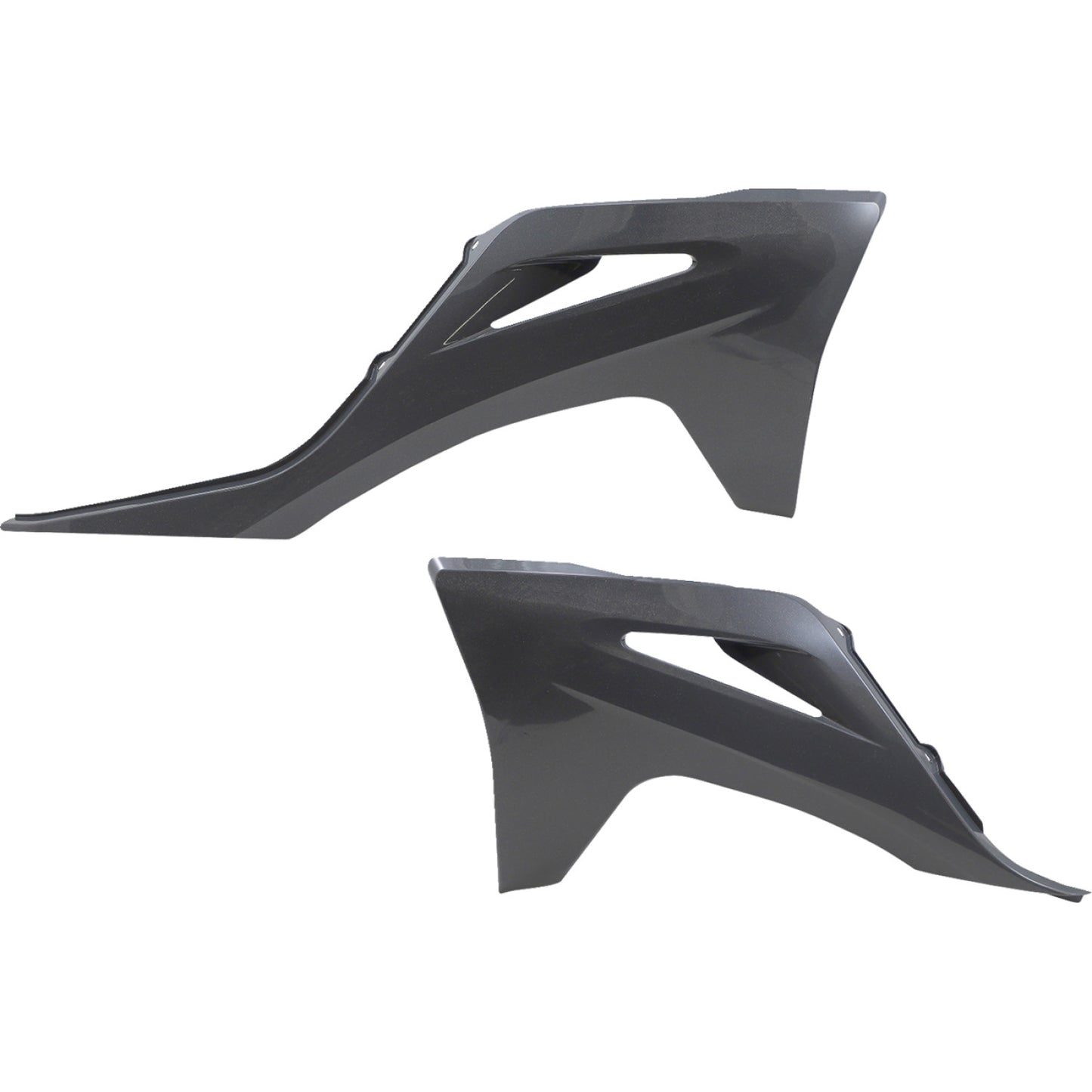 Acerbis Radiator Shrouds - Gray/Metallic 2872737297