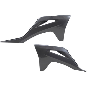 Acerbis Radiator Shrouds - Gray/Metallic 2872737297