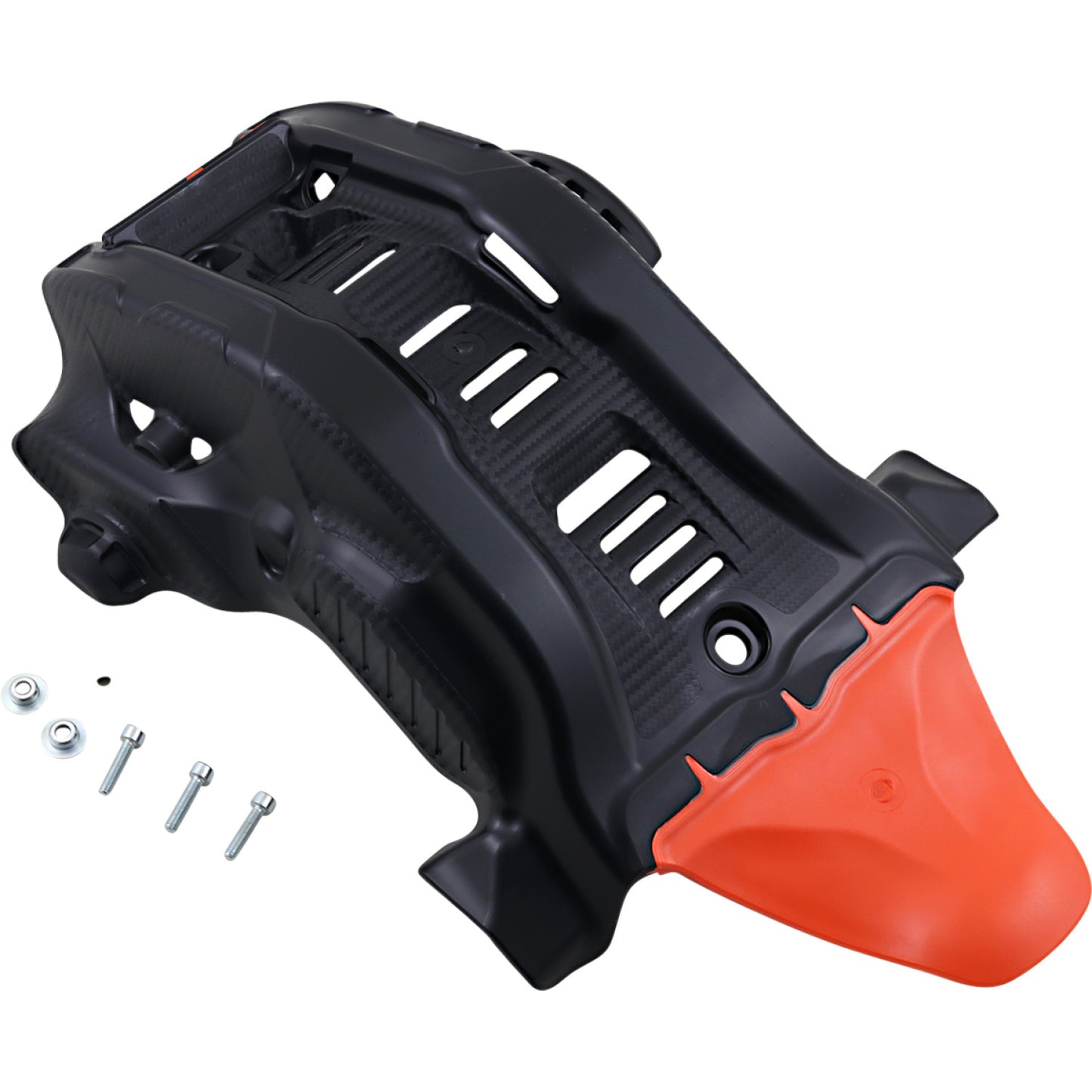 Acerbis Skid Plate - Black/ '16 Orange - Gas Gas | Husqvarna | KTM 2791685229