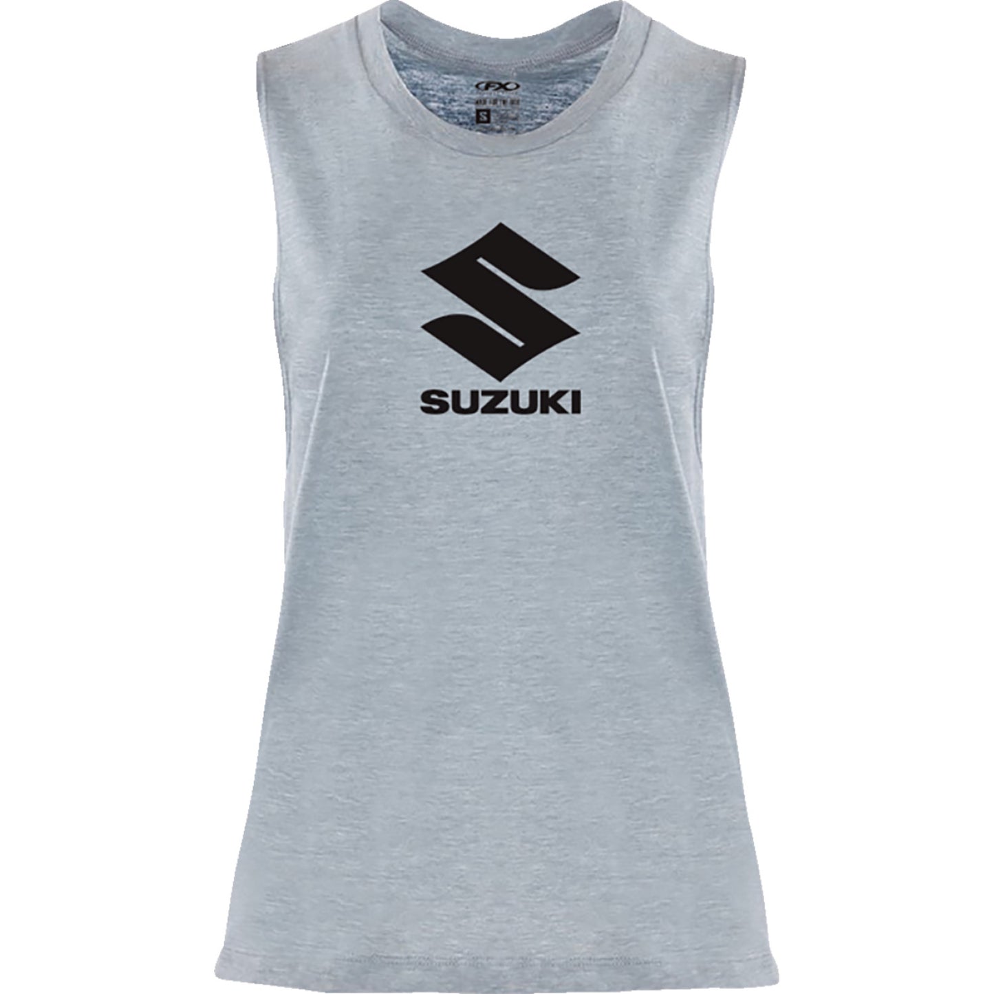 FACTORY EFFEX Women's Suzuki Idol Muscle Tank Top - Light Heather Blue - Large 27-87454