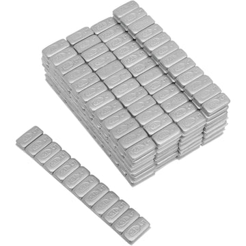 K&L Supply Wheel Weights - Rectangle - Adhesive Stick-On - Silver - 360 Pack 32-8091 | Tire Mounting & Balancing Products