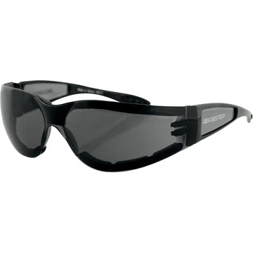 BOBSTER Shield II Sunglasses - Gloss Black - Smoke Lens ESH201