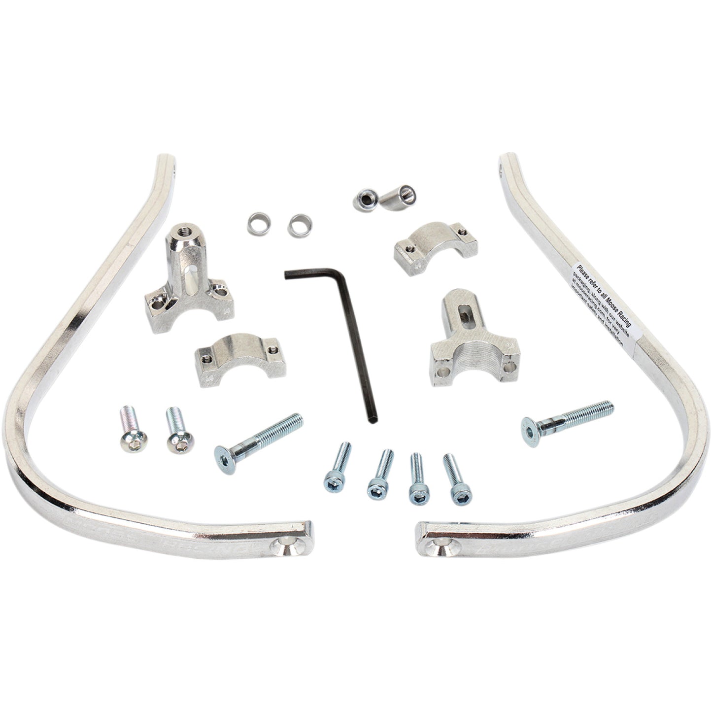 Moose Racing Handguards - Aluminum - 1-1/8" - Silver 50-4014S