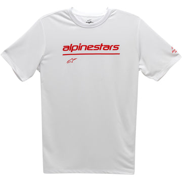ALPINESTARS Tech Line Up Performance T-Shirt - White - Medium 121173800020M
