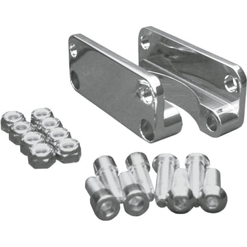 Covingtons Front Fender Relocator - Chrome - Touring '03-'13 C1310-C