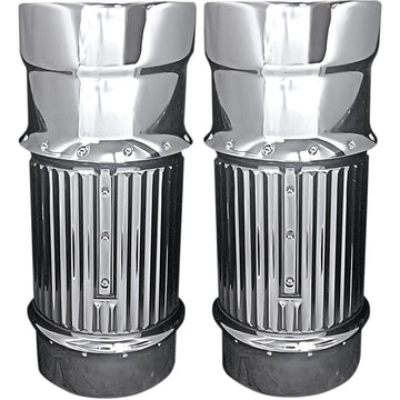 Covingtons Fork Leg Bells - Chrome - Dimpled C1114-C