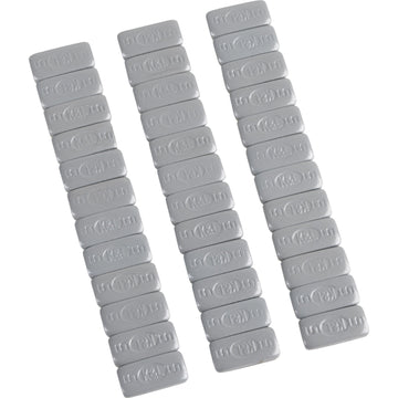 K&L Supply Wheel Weights - Rectangle - Adhesive Stick-On - Silver - 36 Pack 32-2413 | Tire Mounting & Balancing Products