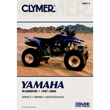 CLYMER Manual - Yamaha - YFM350X Warrior, Raptor CM4875