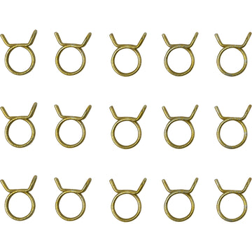 Helix Hose Clamps - Self-Tensioning - Double Wire - 7/16" - 15 Pack 111-1716 | Hardware Kits Assortments