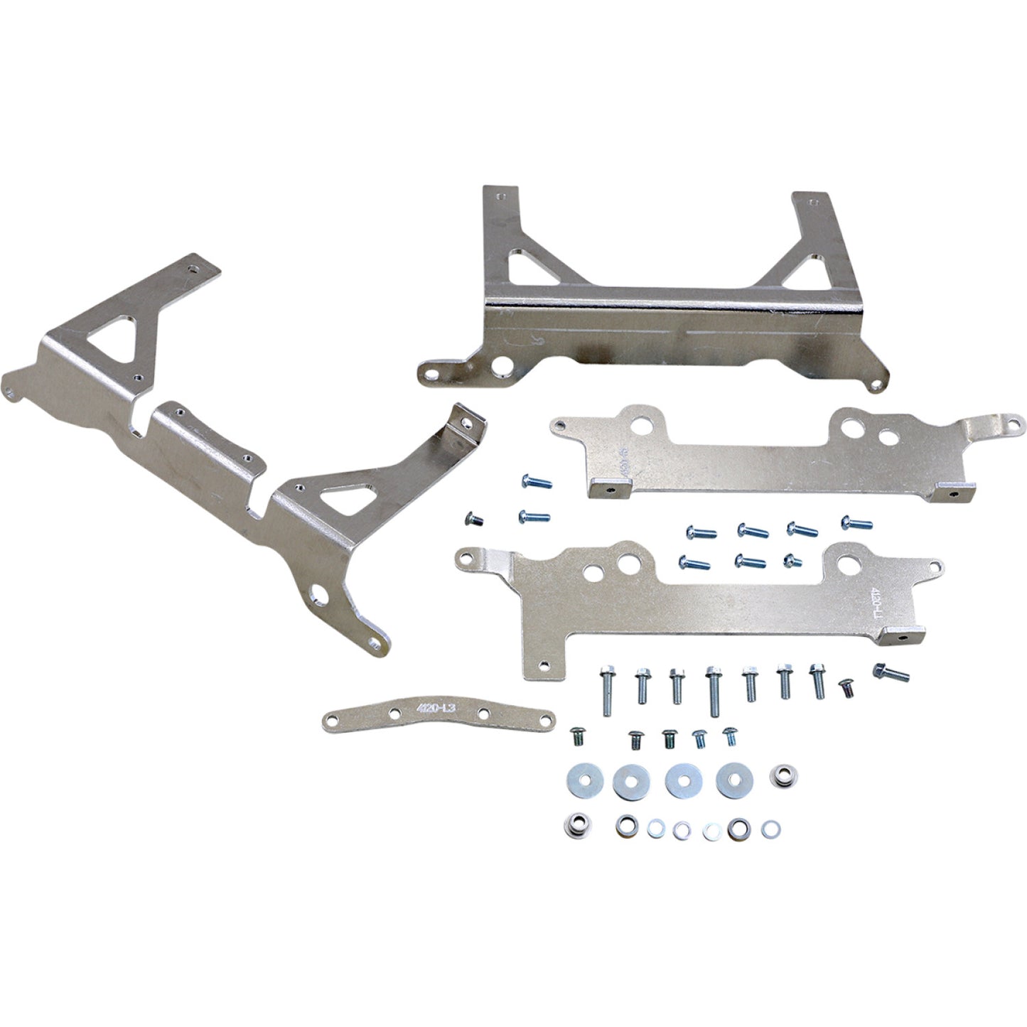 Moose Racing Radiator Braces- Silver- Beta 11-4120