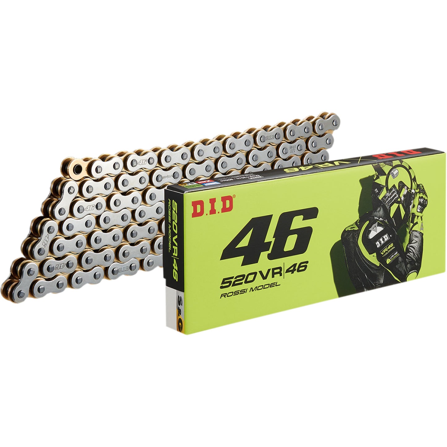 DID 520 VR Chain - 120 Link M520VR46SG120 | Drive Chain X'ring Types