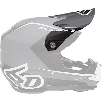 6D HELMETS ATR-1 Visor - Stealth - White 72-3732